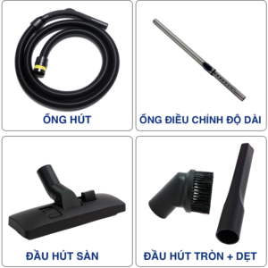 Bộ Phụ Kiện Máy Hút Bụi CR-5050N CR-5050S chính hãng CICO Hàn Quốc